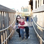 Ethan on his favorite bridge