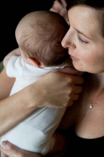 Mother and baby modeling at Me Ra Koh Confidence Workshop