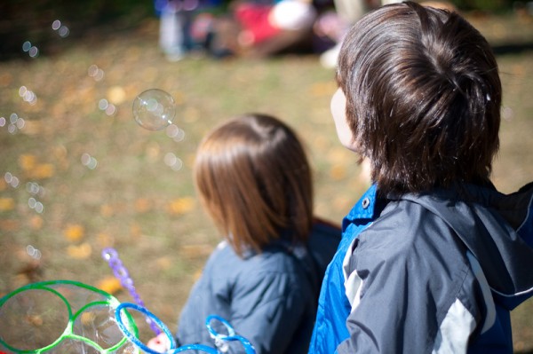 bubbles at LEAF