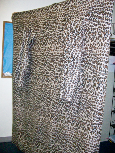 My leopard print snuggie