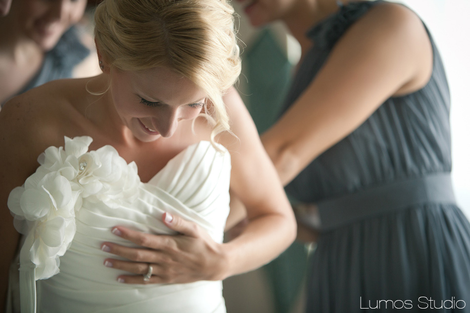 A bride prepares for her wedding on Johns Island in SC