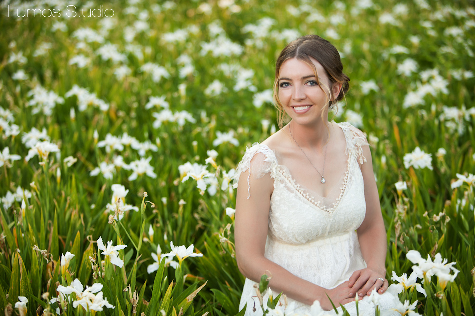 Bridal portrait at SC state house in Columbia