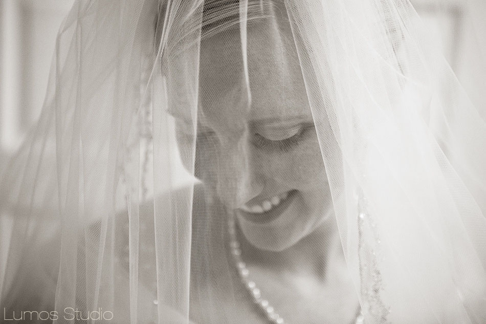 Beautiful bride at her wedding in Columbia, SC