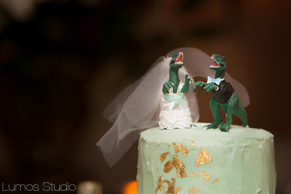 Velociraptor Wedding Cake Toppers