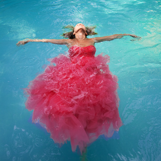 Pink in the pool